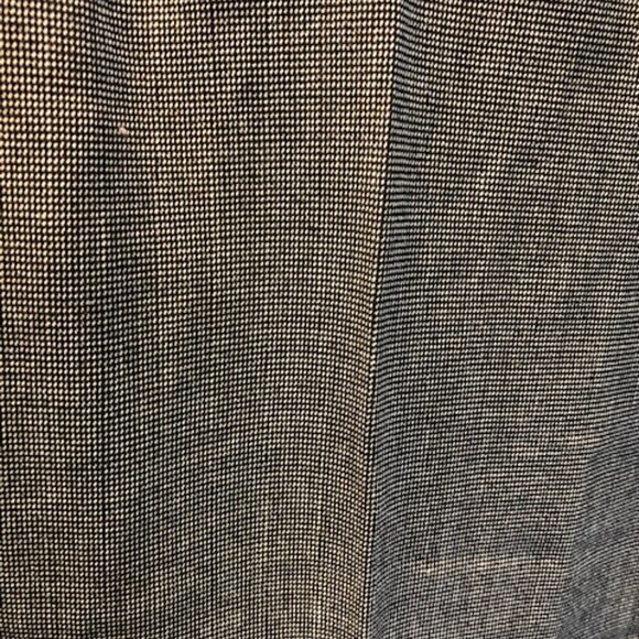 Avenue Black white Pull On Dress Pants 14 Tall Tummy Control tiny checks - Picture 5 of 14